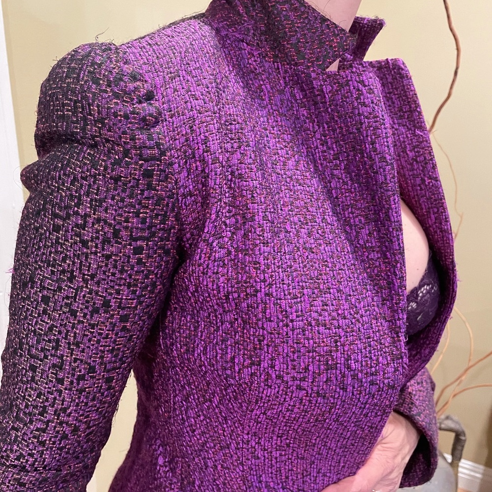 Elie Tahari Silk Blend Jacket